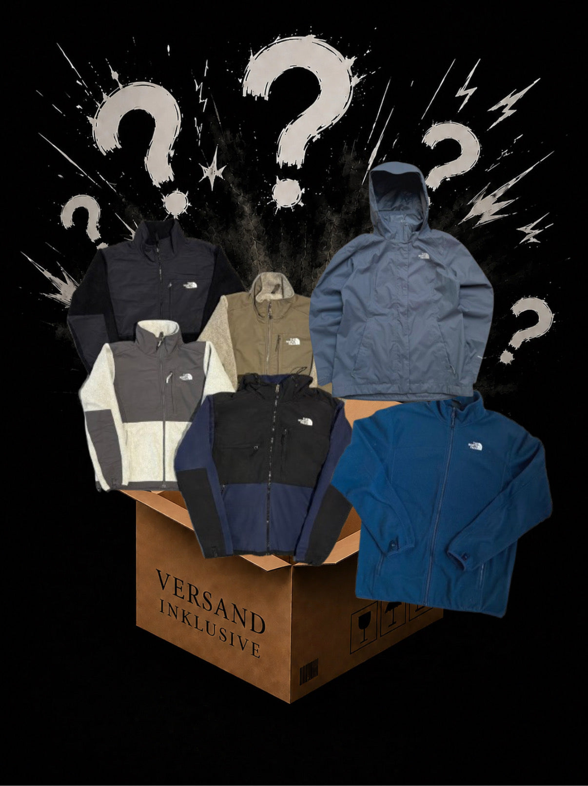 Vintage-North Face Fleece Bundel (4-8 Stück)