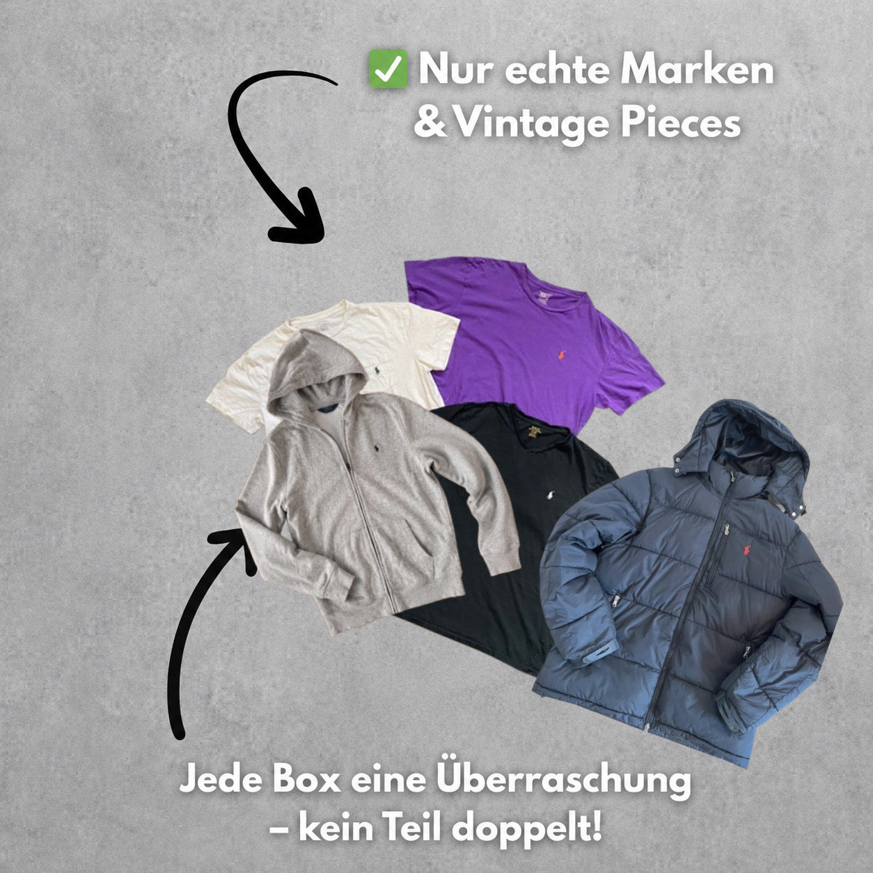 Vintage-Ralph Lauren Mix Bundel (4-7 Stück)